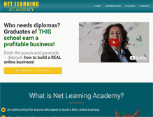 Tablet Screenshot of netlearningacademy.com